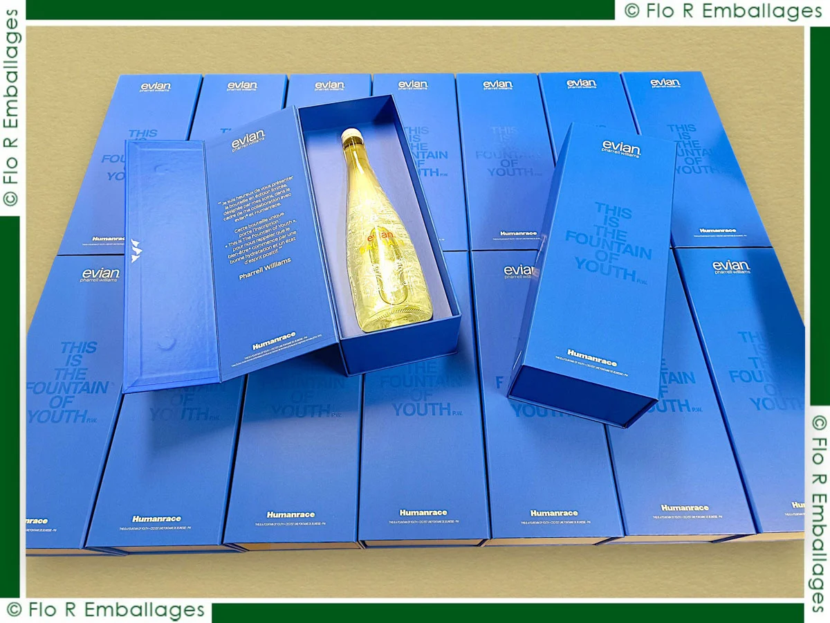 Coffret carton fermeture magnétique pour bouteilles