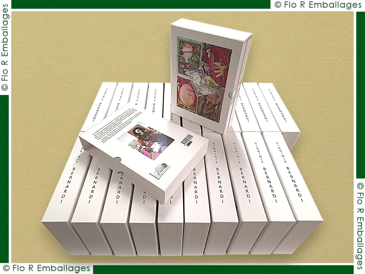 fourreaux carton imprimés pour livres