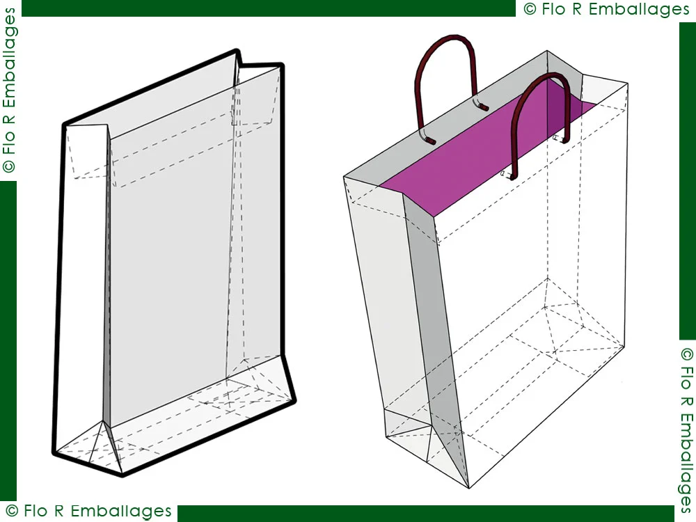 Sacs en papier et sacs en carton souple personnalisés sur-mesure